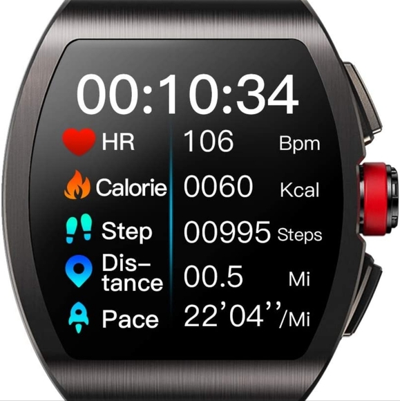 Smart watch for Andriod Phones, with heart rate, blood pressure, IP68 Waterproof - Picture 5 of 9